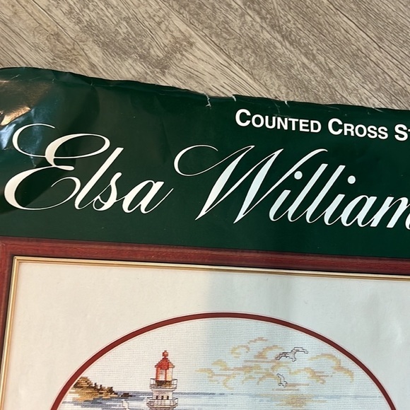 Elsa Williams Paddy’s Cove Counted Cross  Stitch Kit Lighthouse Seascape 10”x14” - Picture 5 of 10